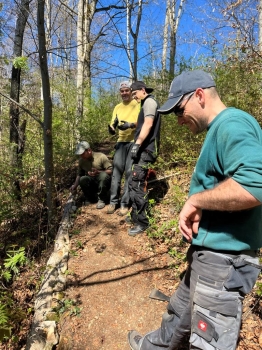 Wanderwegpflege Frühling
